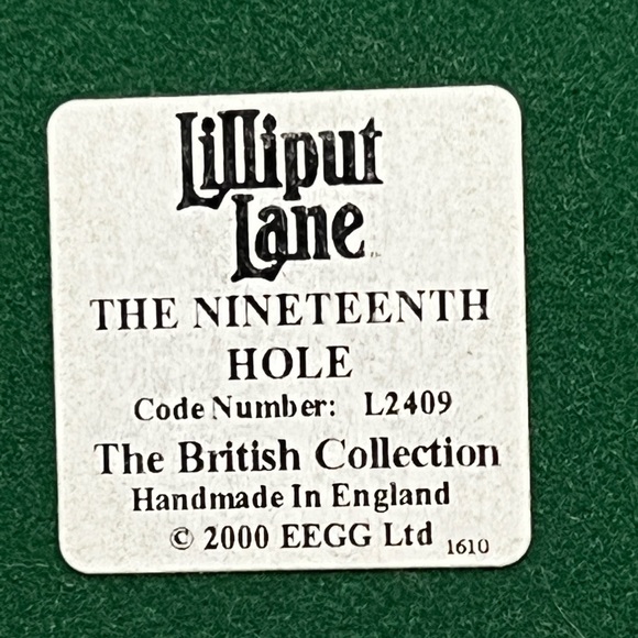 Rare Lilliput Lane | The Nineteenth Hole | British Collection - Picture 15 of 16